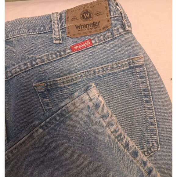 Wrangler Denim Jeans Mens Pale Blue 36 x 30 Regular Fit Cotton 5 Pockets - Picture 7 of 7